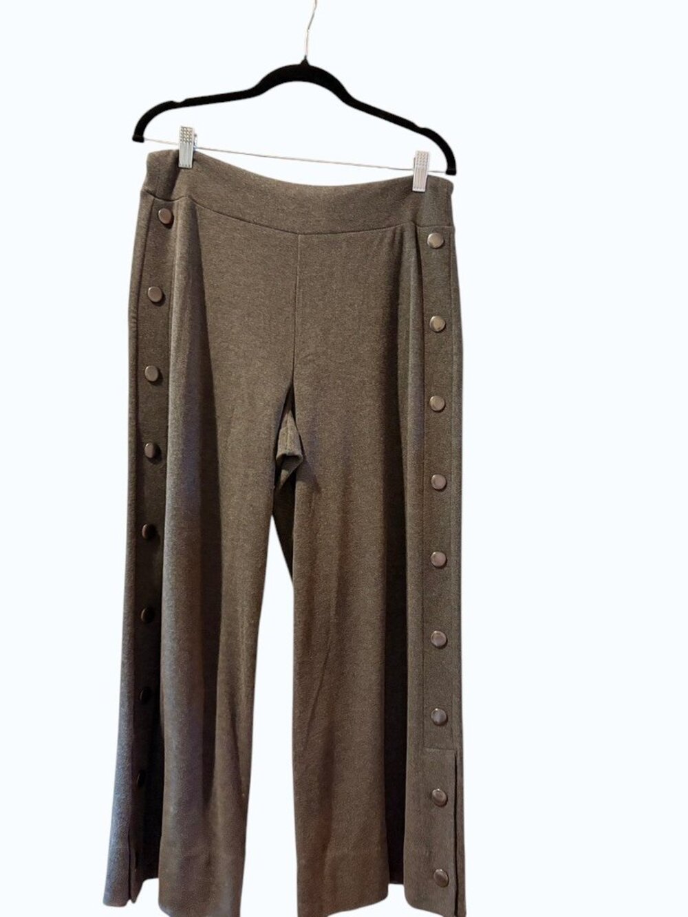 Cabi Snap Crop Pants | Style 4898 | Charcoal | Size M | NWT